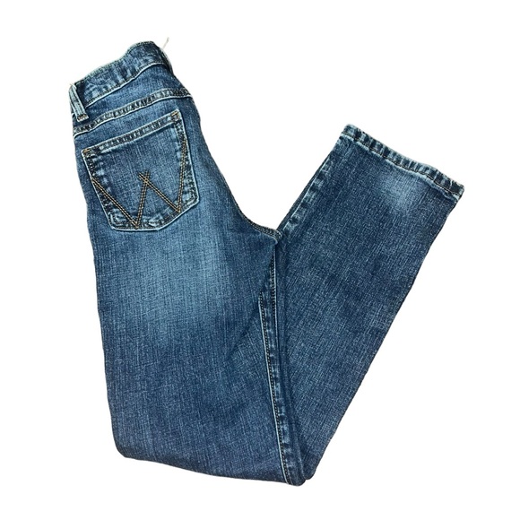 Wrangler Retro Boys Slim Straight Jeans with Adjustable Waist - Boy’s Size 12 - Picture 4 of 10